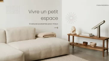 Vivre un petit espace : 12 astuces puissantes pour mieux